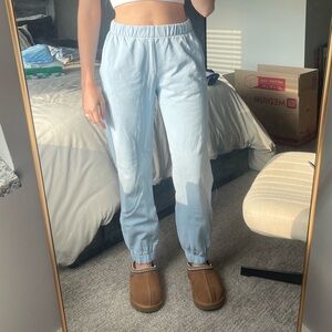 Brandy Melville Light Blue Joggers